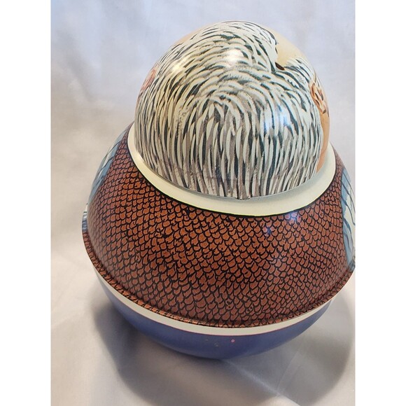 Bristol Ware Roly Poly Tobacco Tin Butcher Vintage 1980 Collectible - Picture 4 of 12